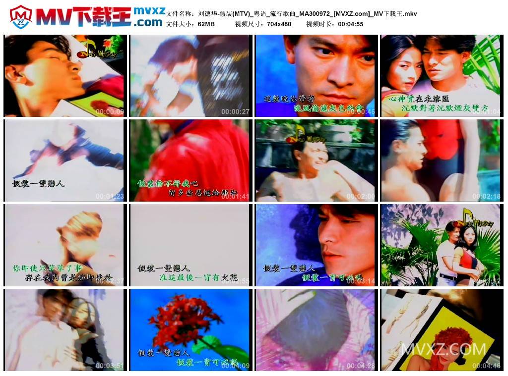 刘德华-假装(MTV)_粤语_流行歌曲_MA300972